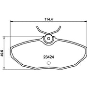 DON Rear Brake Pad Set PCP2138