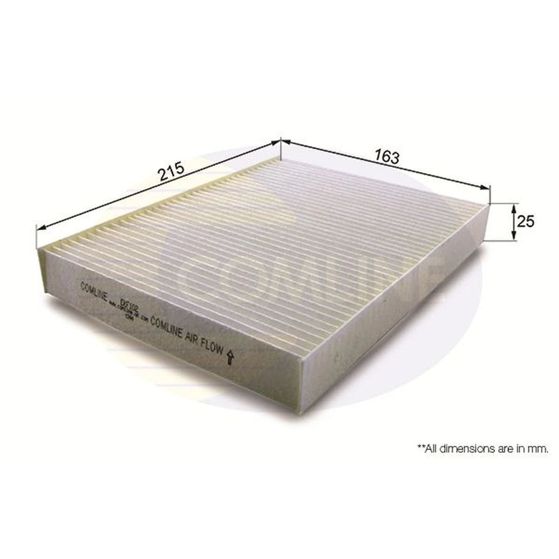 Comline Cabin Air Filter (Pollen Filter) EKF102