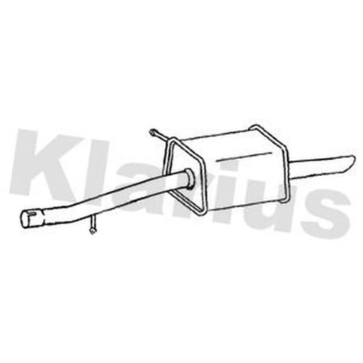 Klarius Box With Tail Pipe Rear PG527X