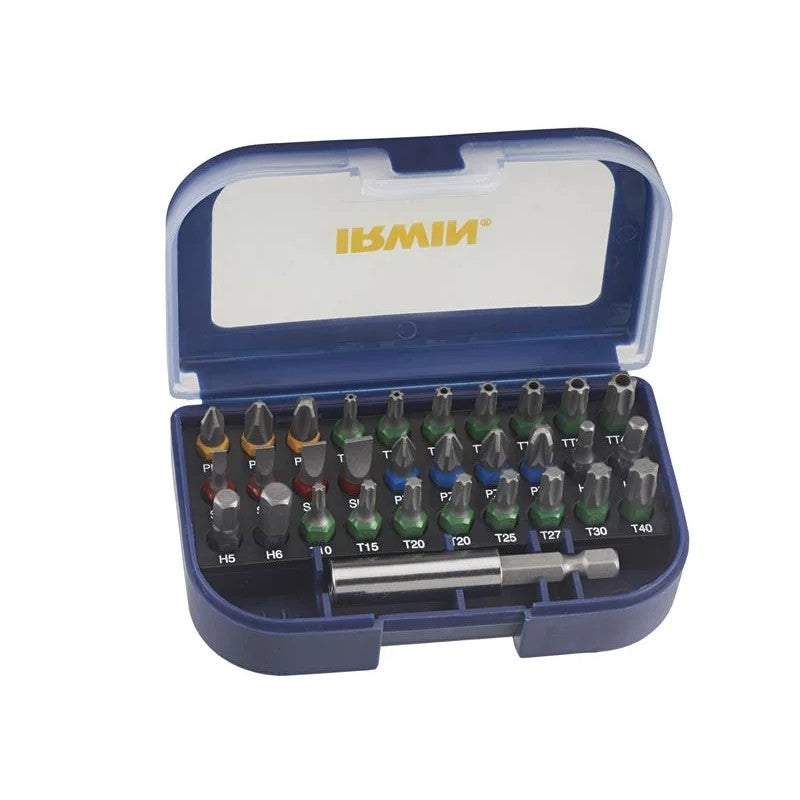IRWIN® Colour Coded Screwdriver Bit Set, 31 Piece - IW6062526
