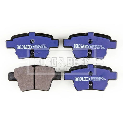 Borg & Beck 4 x Rear Brake Pad Set BBP1983