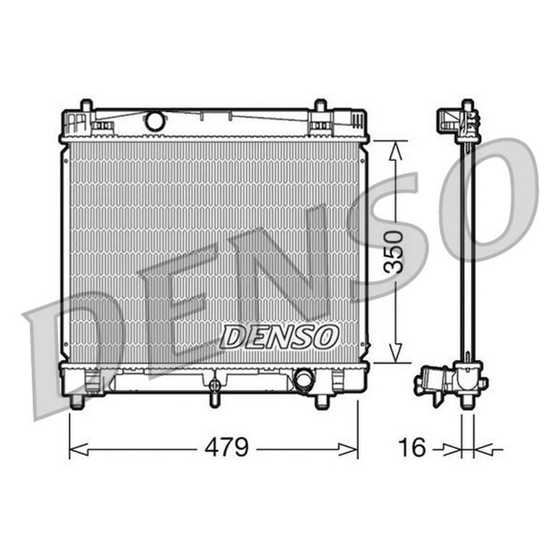 Denso Engine Radiator DRM50008