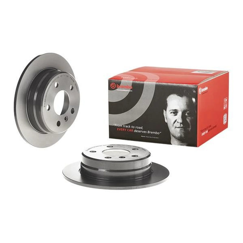 Brembo 2 x Solid Rear Brake Discs 08.9580.11
