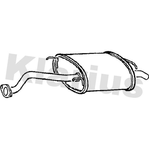 Klarius Box With Tail Pipe Rear RR322W