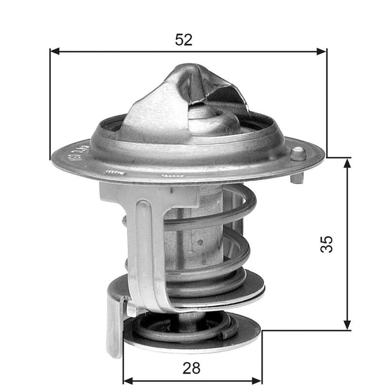 Gates Thermostat,Coolant TH29478G1
