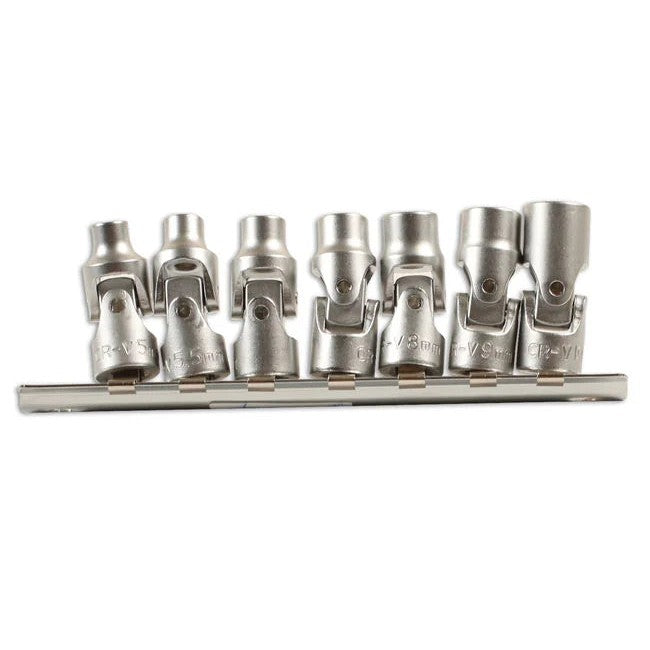 Laser Tools Universal Joint Socket Set 1/4"D 7pc - PL