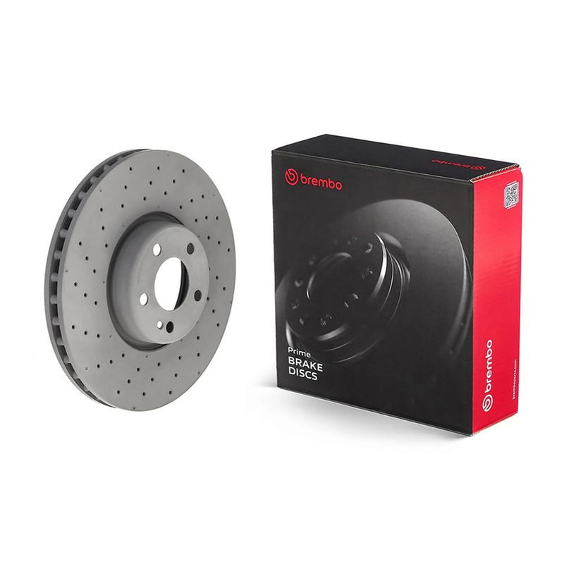 Brembo 2 x Steel Front Brake Disc Hub Brake Discs 09.D529.23