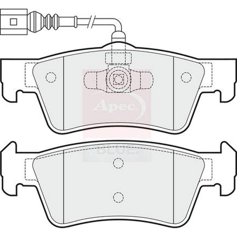 Apec Rear Brake Pad Set PD3633