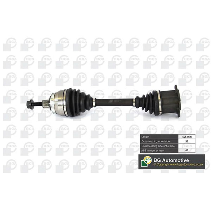 BGA CV Drive Shaft Driveshaft Front Right DS2305
