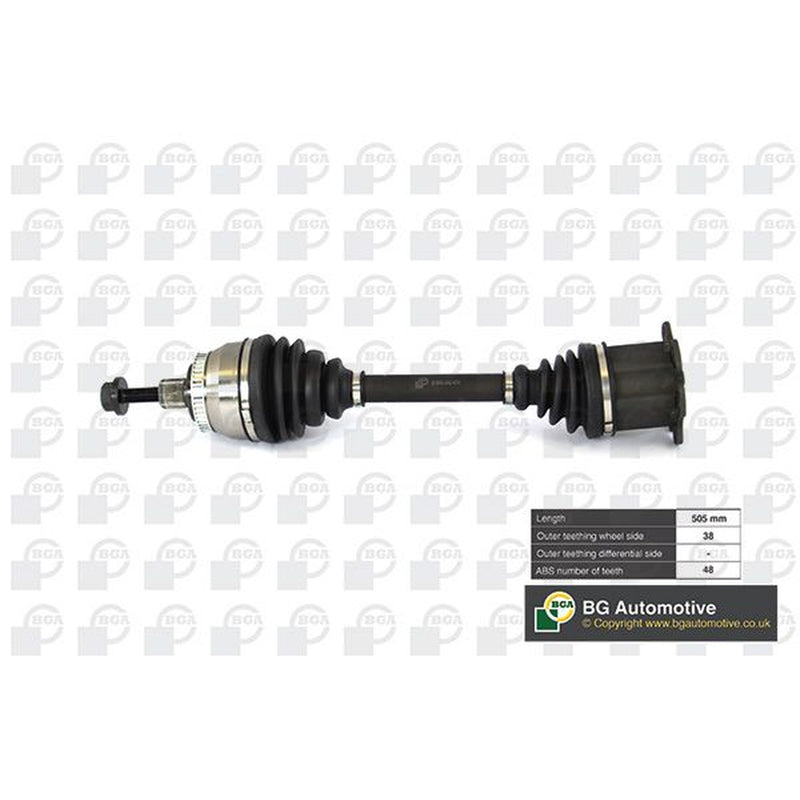 BGA CV Drive Shaft Driveshaft Front Right DS2305
