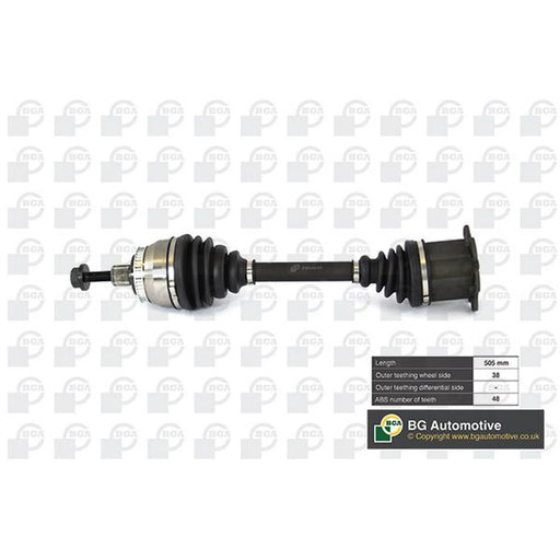 BGA CV Drive Shaft Driveshaft Front Right DS2305