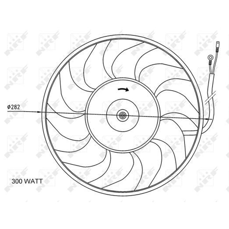 NRF Engine Cooling Fan 47072