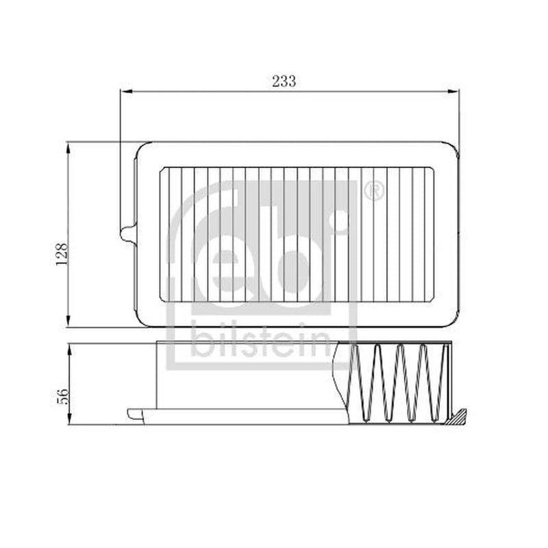 Febi Engine Air Filter 174597