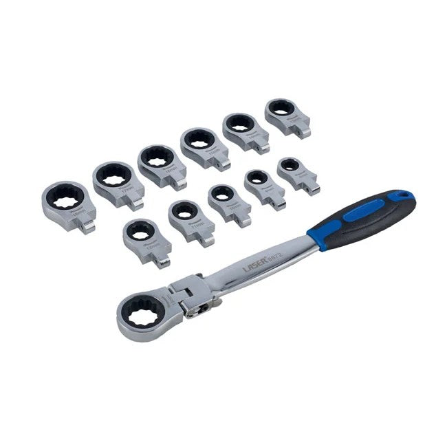 Laser Tools Multi Head Ratchet Spanner Set - PL