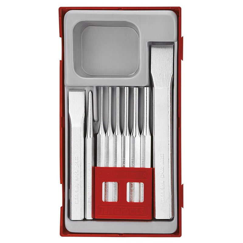 Teng Tools Punch & Chisel Set TT1 9 Pieces