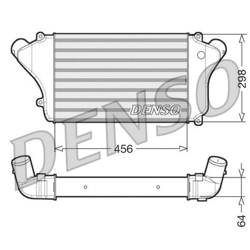 Denso Intercooler (Charge Air Cooler) DIT45004