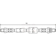 Apec Brake Hydraulic Hose Line Rear HOS3675