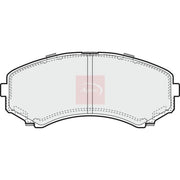 Apec Front Brake Pad Set PAD1244