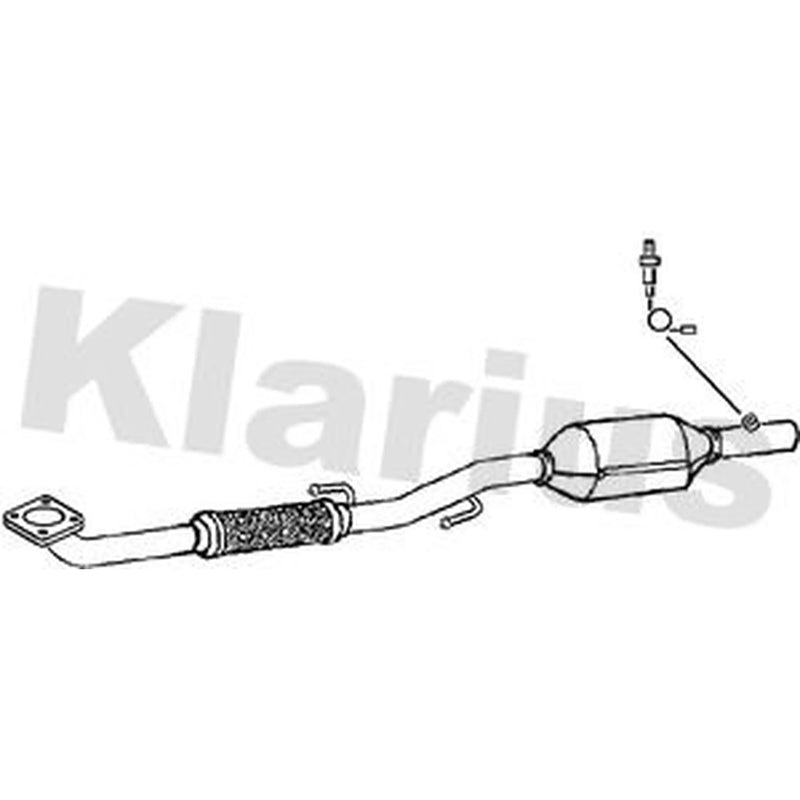 Klarius Catalyst T/A With Pipe (Kit 401664) Centre 321826