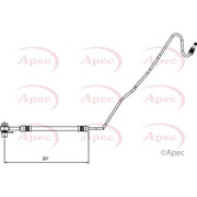 Apec Brake Hydraulic Hose Line Rear Right HOS4137