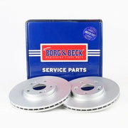 Borg & Beck 2 x Vented Front Brake Discs BBD5020