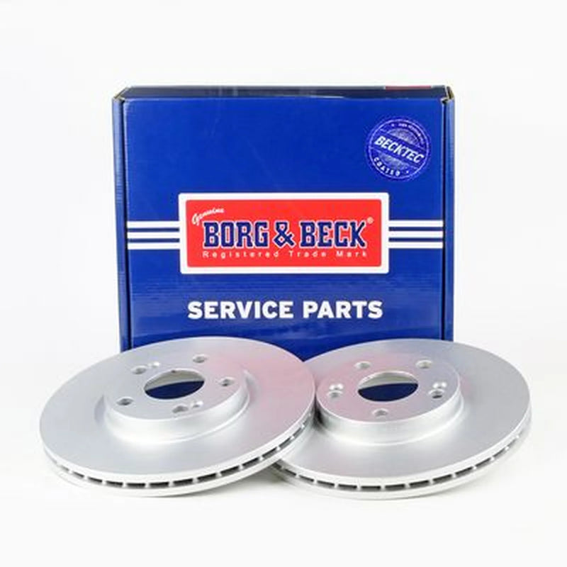 Borg & Beck 2 x Vented Front Brake Discs BBD5020