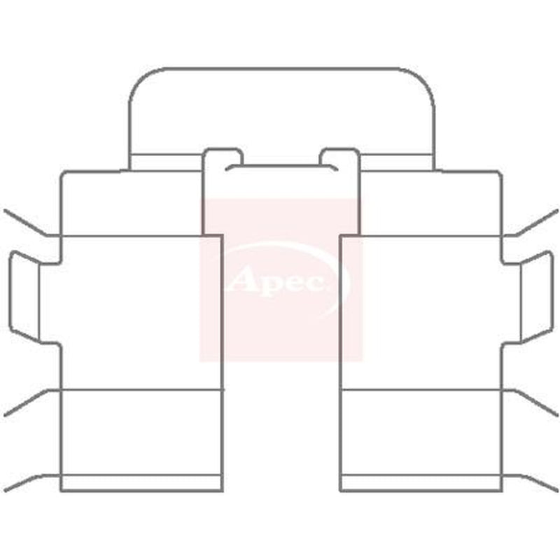 Apec Brake Pad Accessory Fitting Kit Rear KIT1147