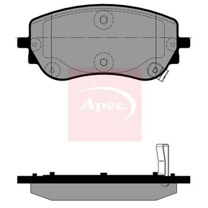 Apec Front Brake Pad Set PAD2453