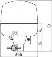Hella 2RL 010 979-017 Rotating Beacon