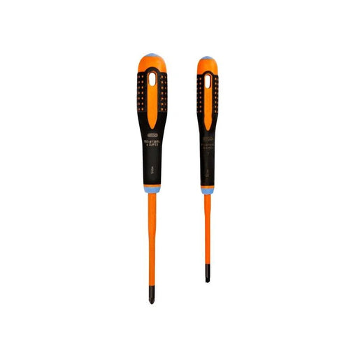 Bahco BE-9890SL ERGO™ Slim VDE Insulated Screwdriver Set, 2 Piece - BE-9890SL