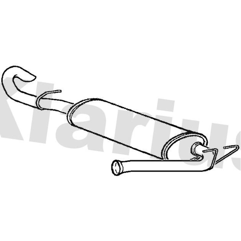 Klarius Box With Tail Pipe Rear RN887X