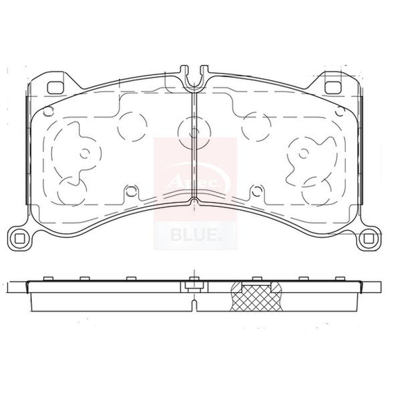 Apec Front Brake Pad Set PD4073