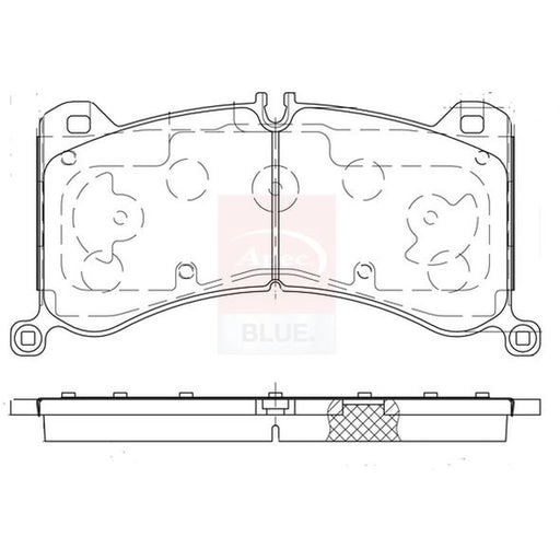 Apec Front Brake Pad Set PD4073