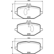 Mintex Rear Brake Pad Set MDB4178