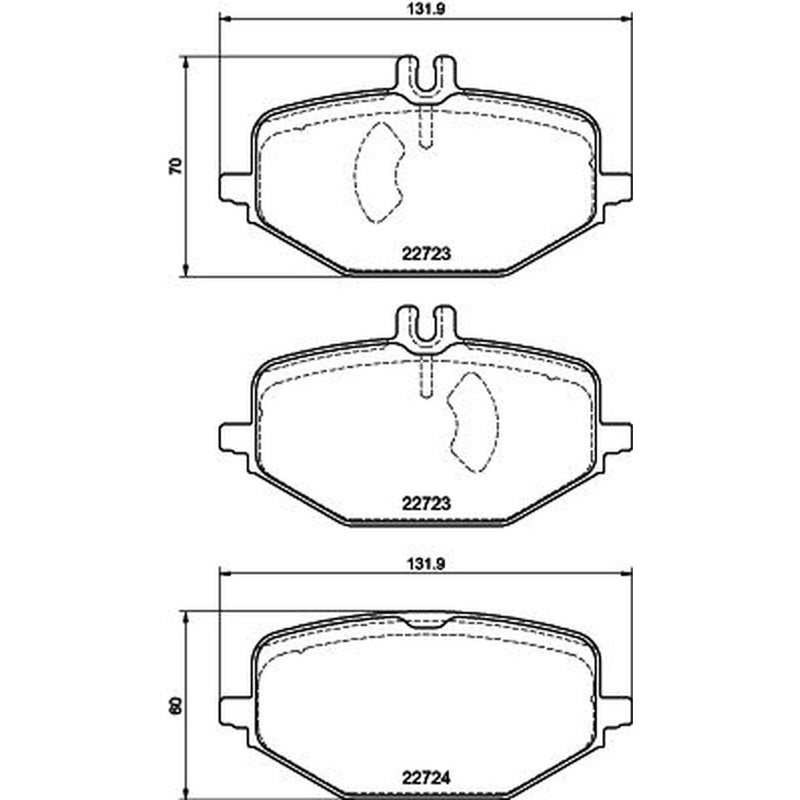 Mintex Rear Brake Pad Set MDB4178
