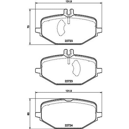 Mintex Rear Brake Pad Set MDB4178
