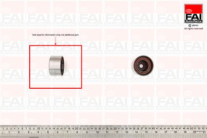 FAI Timing Belt Deflection Pulley/Guide Pulley OD ID Wide