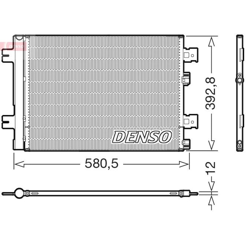 Denso Air Conditioning Condenser DCN37005