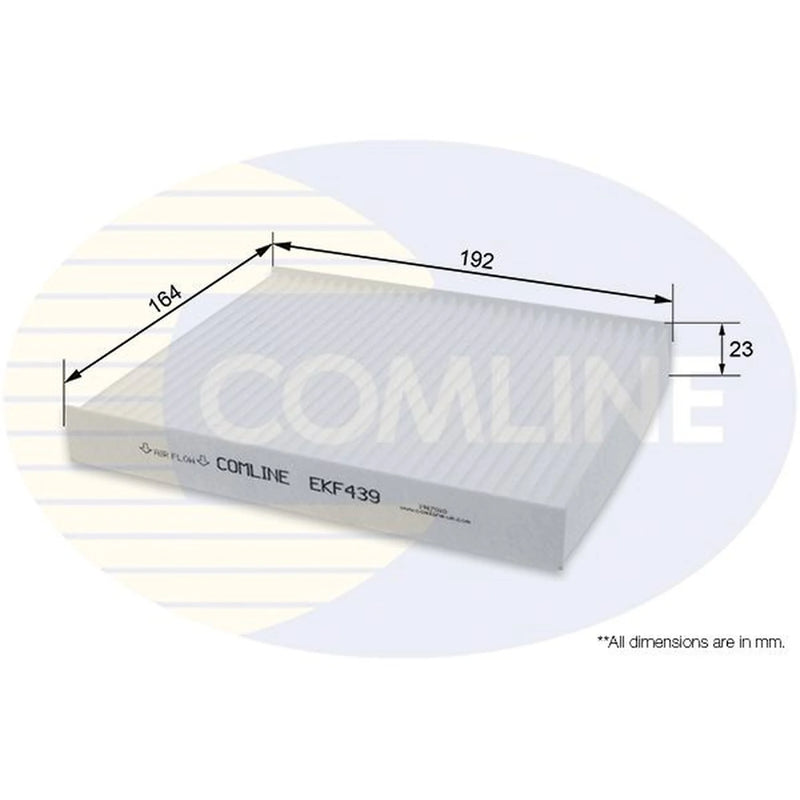 Comline Cabin Air Filter (Pollen Filter) EKF439