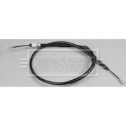 Borg & Beck Handbrake Cable Left Rear BKB2889