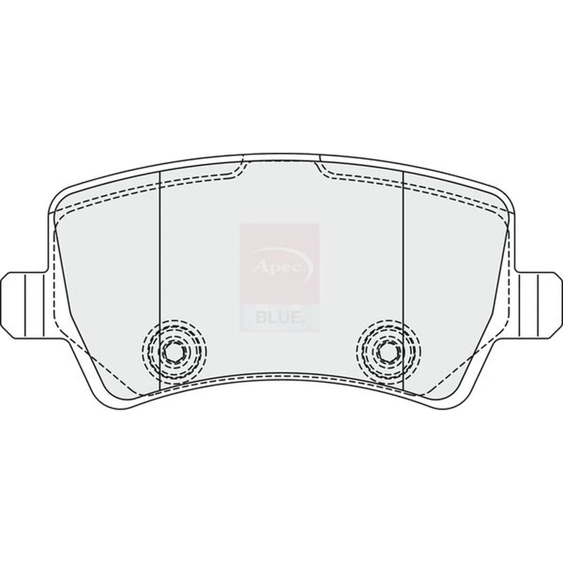Apec Rear Brake Pad Set PD3353