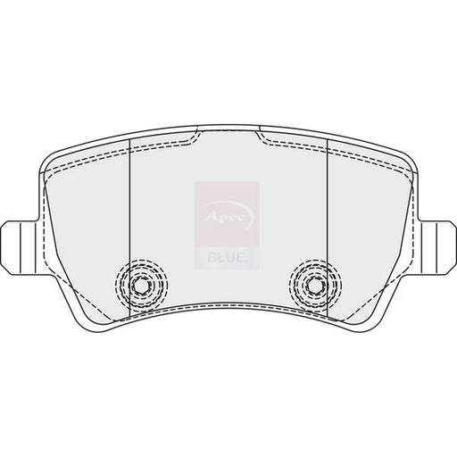 Apec Rear Brake Pad Set PD3353
