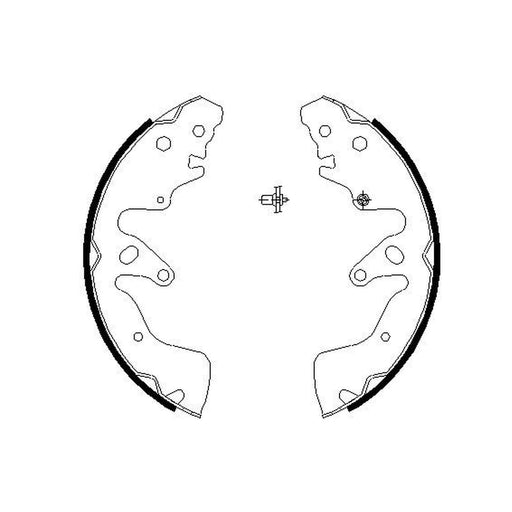 Textar Brake Shoe Set Axle Kit 91068700