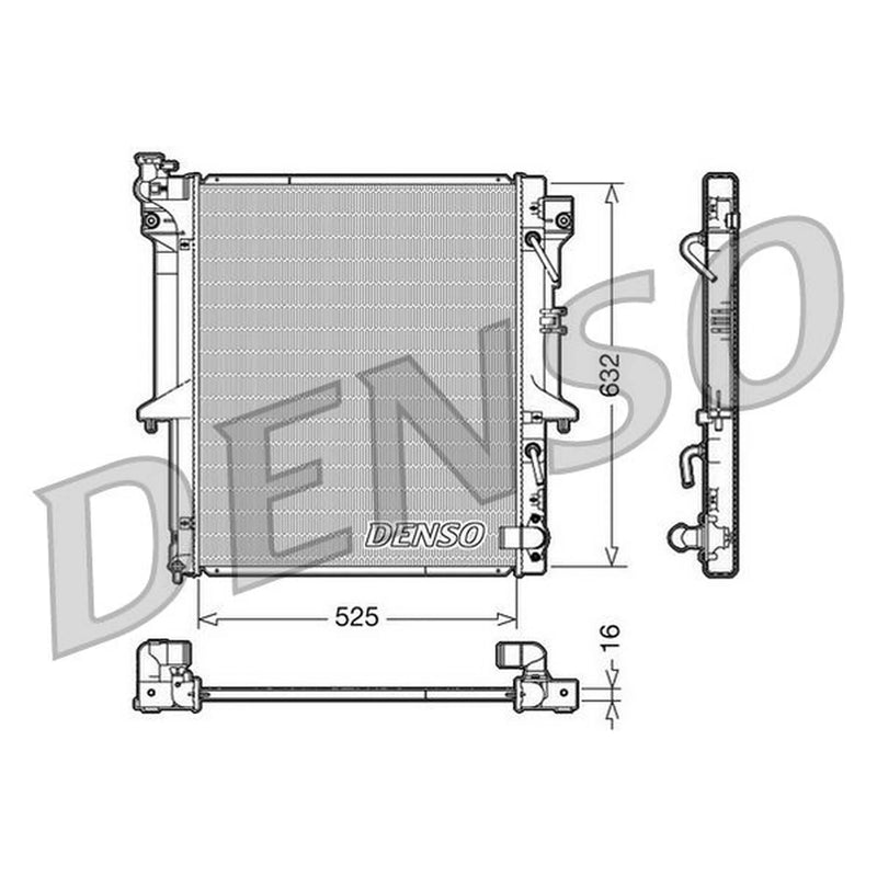 Denso Engine Radiator DRM45018