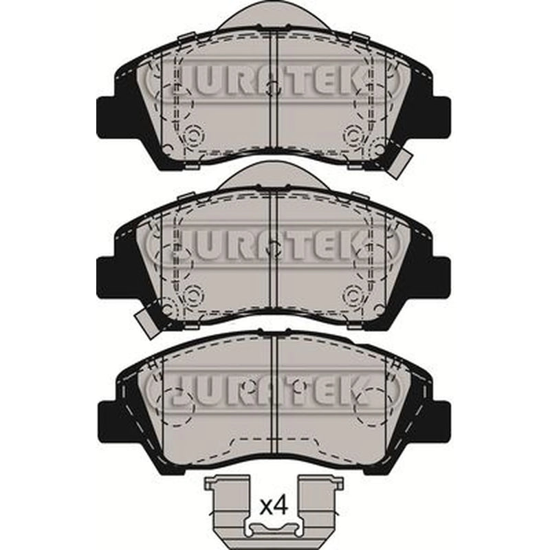 Juratek Front Brake Pad Set JCP4007
