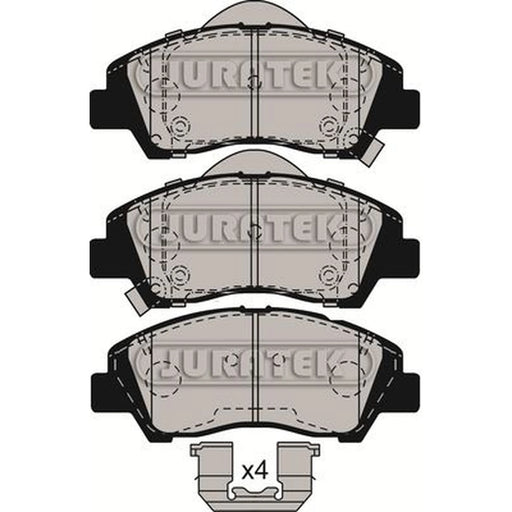 Juratek Front Brake Pad Set JCP4007