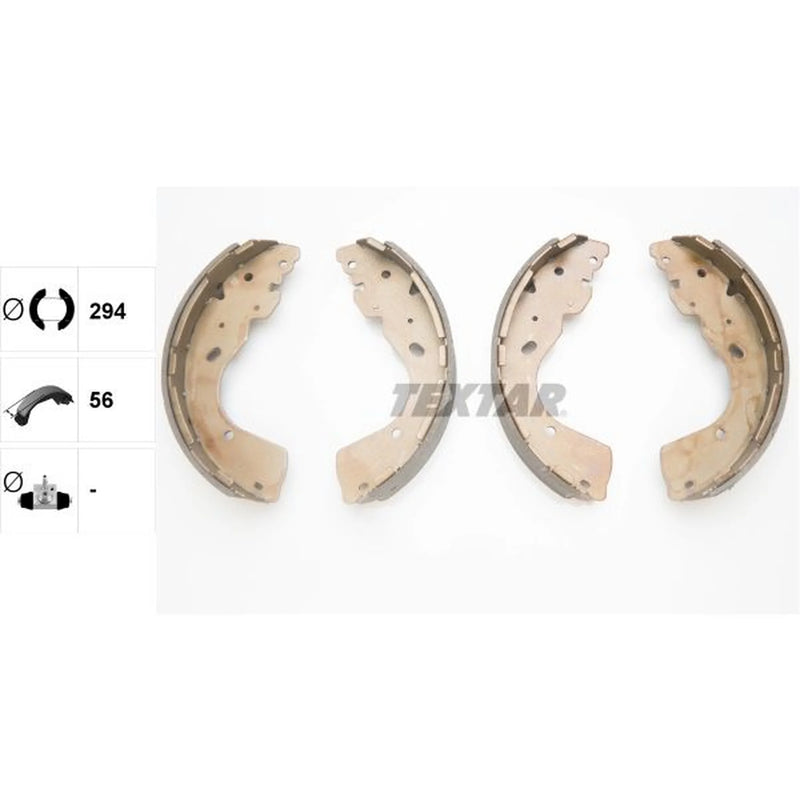 Textar Brake Shoe Set Axle Kit 91081800