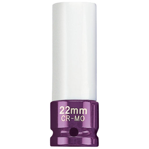 Draper Expert HI-TORQ Wheel Nut Socket for Alloy Wheels, 1/2" Sq. Dr. (22mm) Draper  - Town Parts