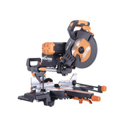 Evolution R255SMS-DB+ Multi-Material Sliding Mitre Saw 255mm 1600W 110V