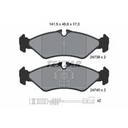 Textar Rear Brake Pad Set 2473901